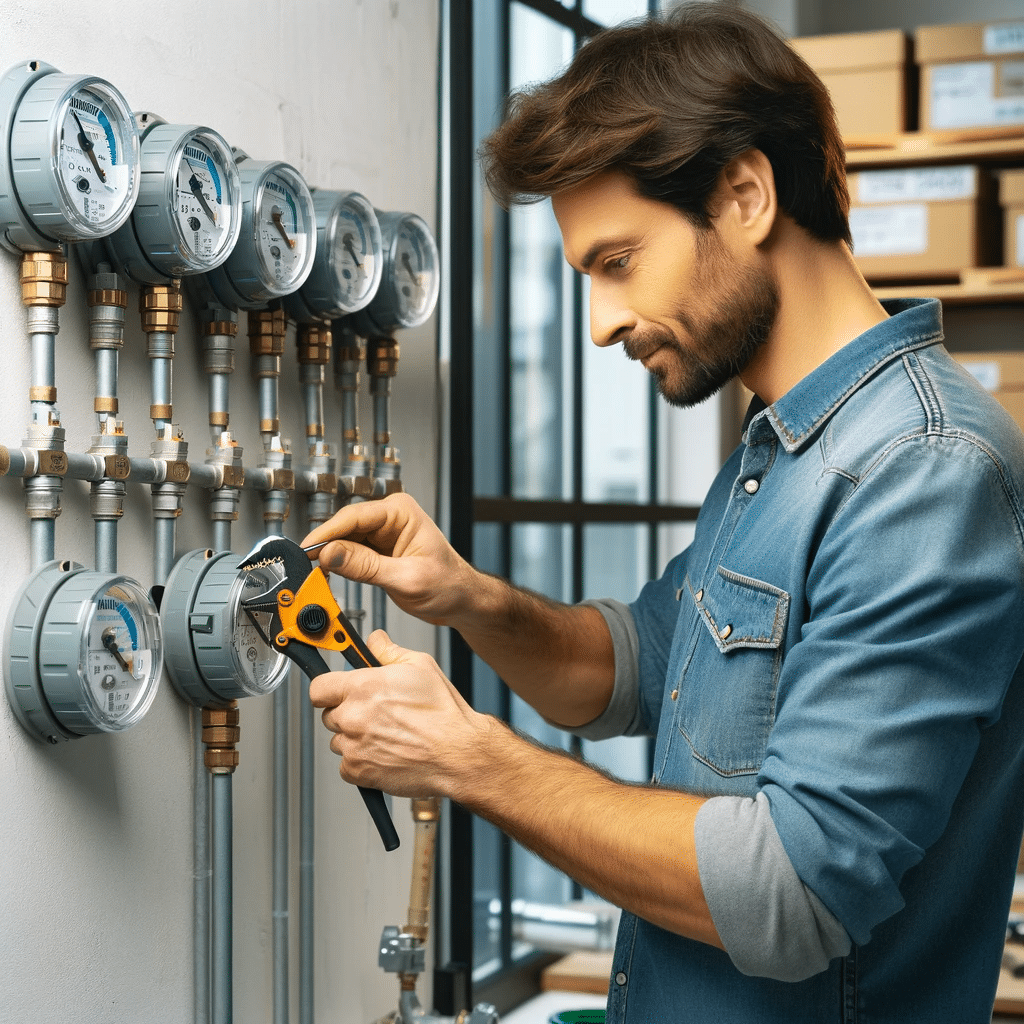 Instalación y mantenimiento de baterías de contadores